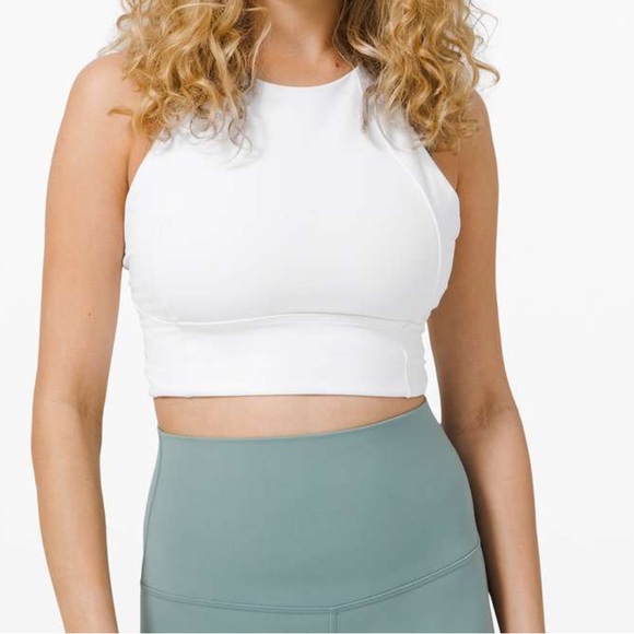 Lululemon🍋  Free To Be Serene Bra High Neck Long Line Bra Size 4 - Picture 2 of 8